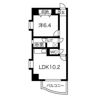 アビタシオン葵【2階】の間取り
