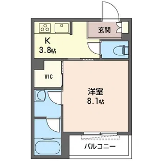 ハイバリーアーク【1階】の間取り