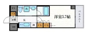 クレヴィスタ横浜関内【5階】の間取り
