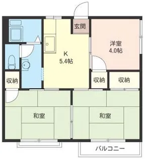ヴィラ金沢文庫【2階】の間取り