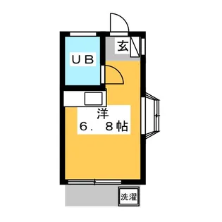 1Rの間取り画像