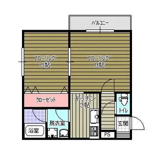 ラピュタハイツ【3階】の間取り