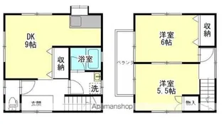 茨城県神栖市深芝南1【一戸建】の間取り