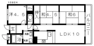 グランドール高鷲【3階】の間取り