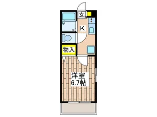 オメガパレス【2階】の間取り