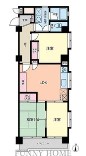 東京都世田谷区船橋7【マンション】の間取り