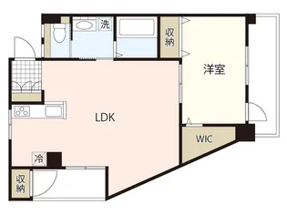 牛田コーポラス【2階】の間取り