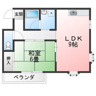 ハイブリッジマンション 2【3階】の間取り