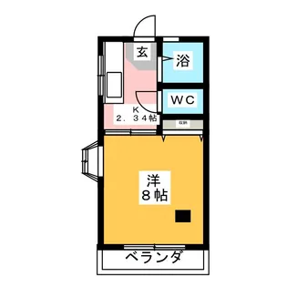 マリーンハイツII【2階】の間取り