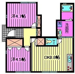フィオーレ盆栽【1階】の間取り