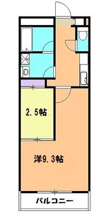 ルーセント東静岡【2階】の間取り