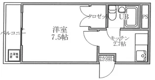 メゾンドココ【3階】の間取り