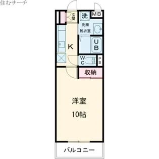 PLUMERIA shirasuka【2階】の間取り