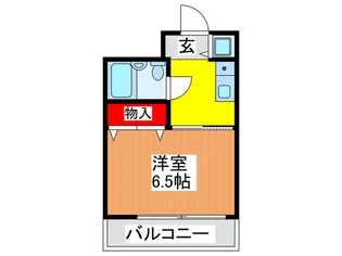 守口駅前ハイツ【4階】の間取り