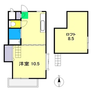 ブルーメンヴォーヌン【4階】の間取り