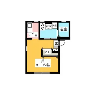 コーラルマンション【1階】の間取り