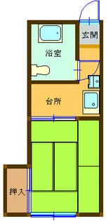 文化ビル【4階】の間取り