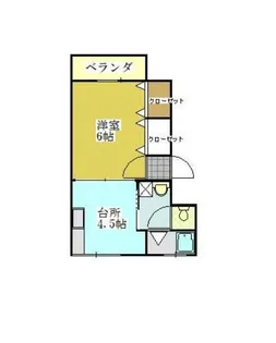 ウォムハウス【2階】の間取り