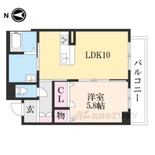 モンビジュー【2階】の間取り