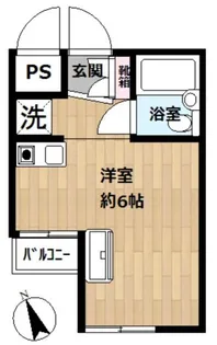 ダイアパレス川崎第2【4階】の間取り