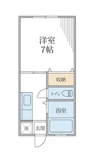 ソラーレ茅ヶ崎【1階】の間取り
