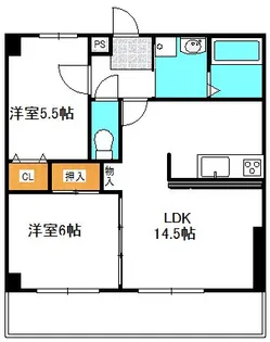 フィデース山手【1階】の間取り