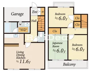 東京都八王子市久保山町2【一戸建】の間取り