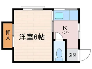 あおい荘I【2階】の間取り
