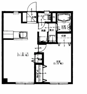 パシフィック湘南【2階】の間取り