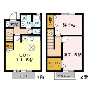 静岡県浜松市中央区富塚町【一戸建】の間取り