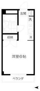 フジノコーポ【2階】の間取り