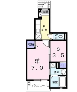 プレッソ【1階】の間取り