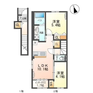 ATテラスIII【2階】の間取り