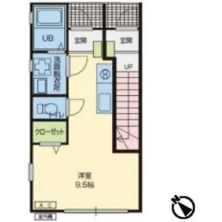 アルモ【1階】の間取り