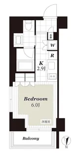 1Kの間取り画像