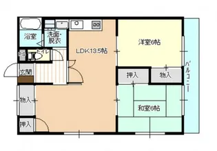 メゾン沖田【1階】の間取り