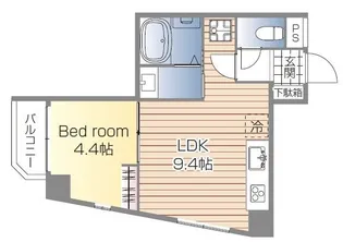 コスモグランデII【4階】の間取り