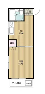 ニュー秦野第一【2階】の間取り