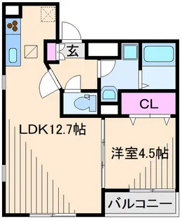 ドムスレケンス【2階】の間取り