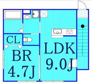 エスペランサ【2階】の間取り