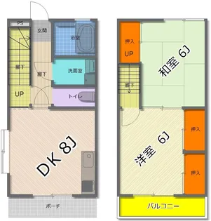 神奈川県川崎市多摩区菅5【アパート】の間取り