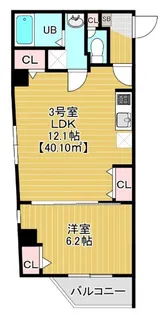 東京都台東区今戸2【マンション】の間取り