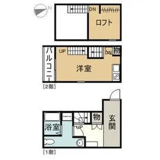 ポルト・ボヌールUII【2階】の間取り