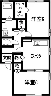 愛知県西春日井郡豊山町大字豊場字栄【アパート】の間取り
