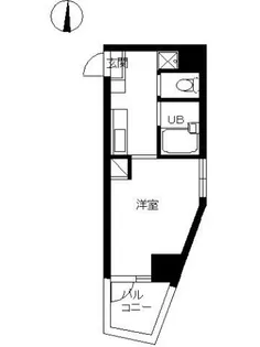 スカイコート高田馬場第3【7階】の間取り