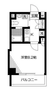 サニーハイマート下北沢【6階】の間取り