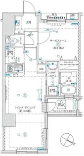 スパシエルクス横浜【3階】の間取り