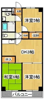 アフィニス原木【1階】の間取り