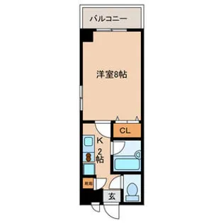 小石川ガーデンハウス【2階】の間取り