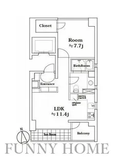 東京都世田谷区赤堤4【マンション】の間取り